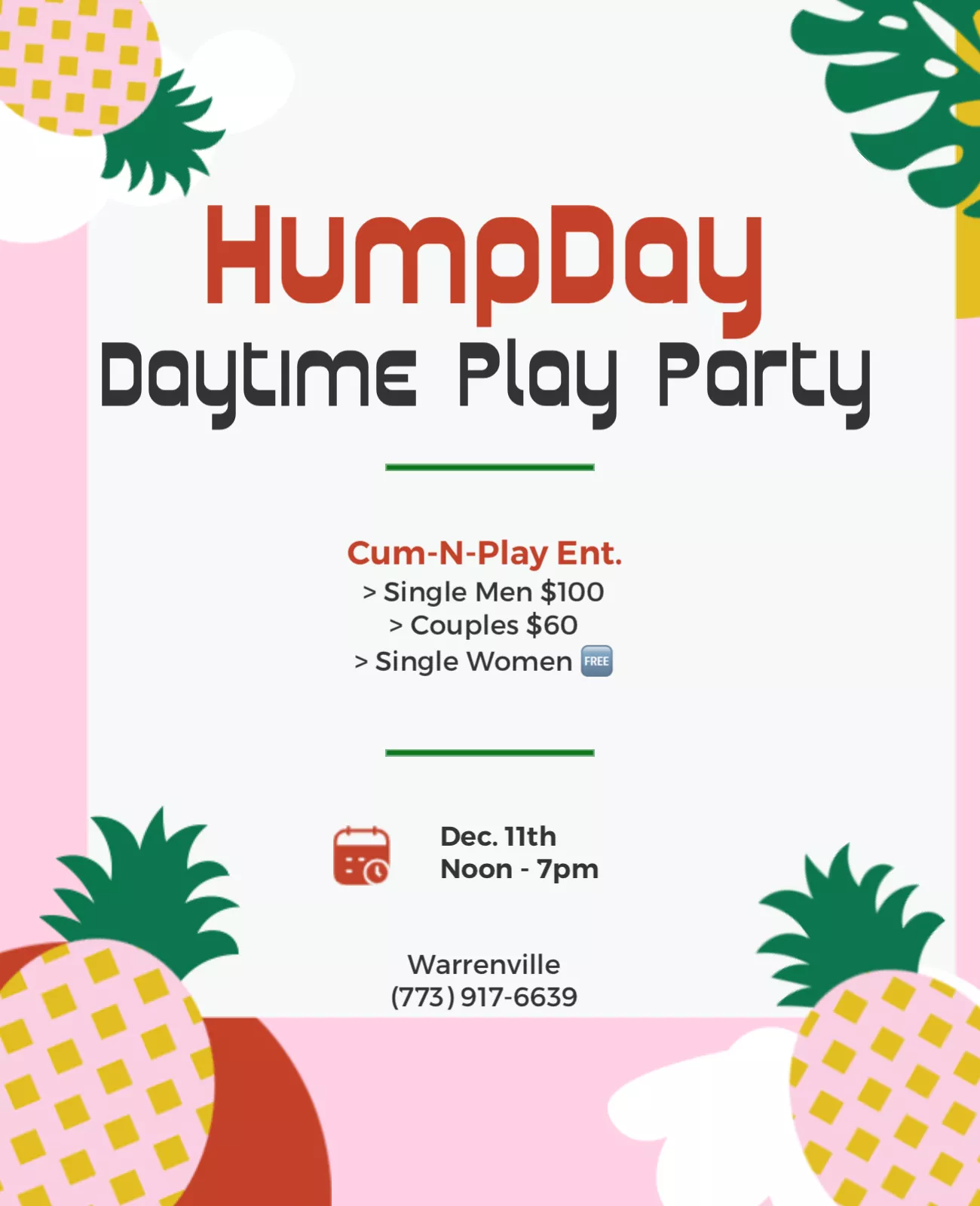 Daytime play party today 