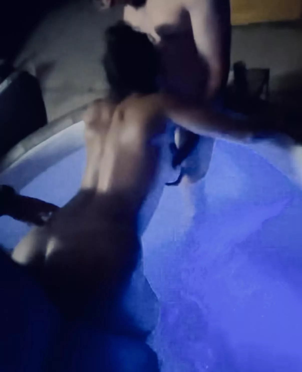 Hot tub exploring 