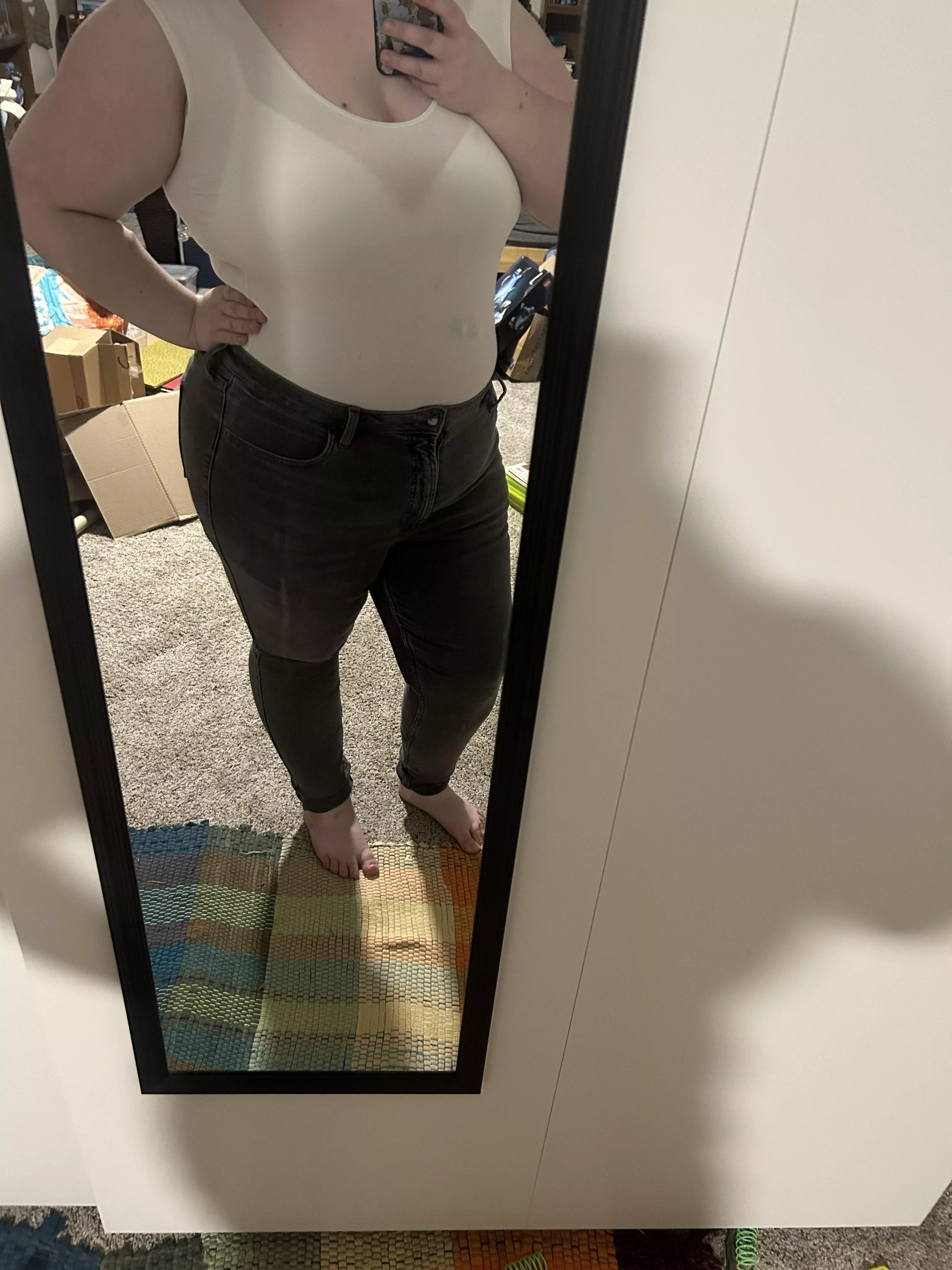 I didn’t want to put a shirt on