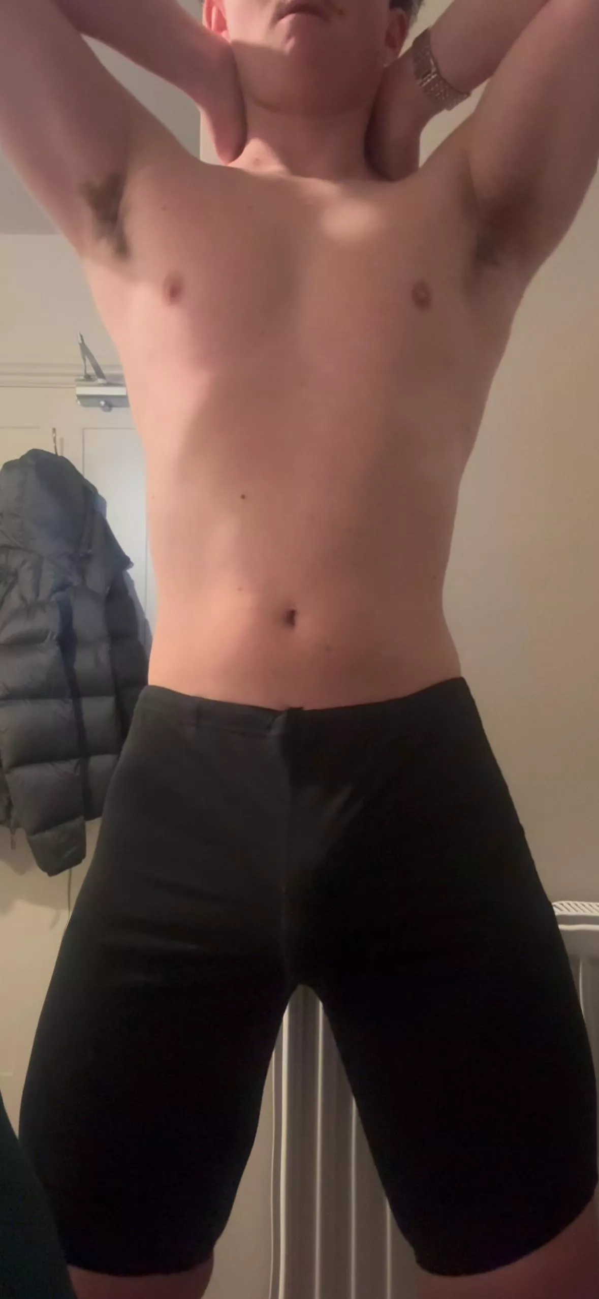 My pits stink bro. Who’s taking a whiff of my sweaty pits