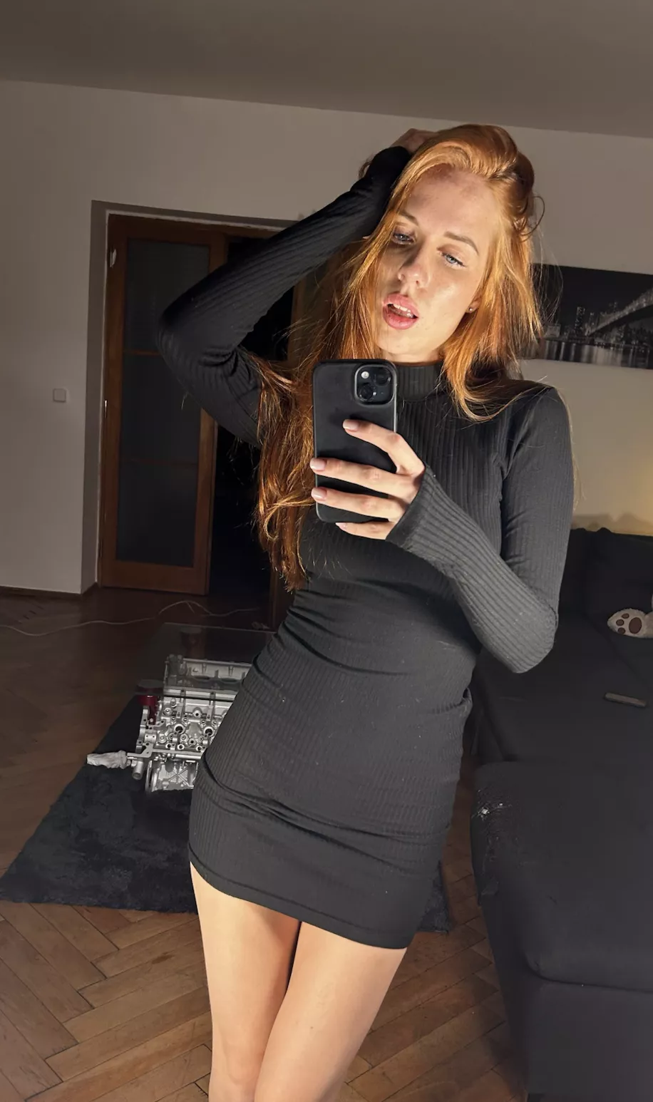 Perfect tight dress for naughty evening