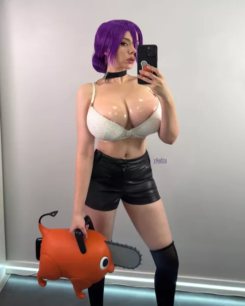 Reze & Pochita ( by Xkalty ) [Chainsaw Man]