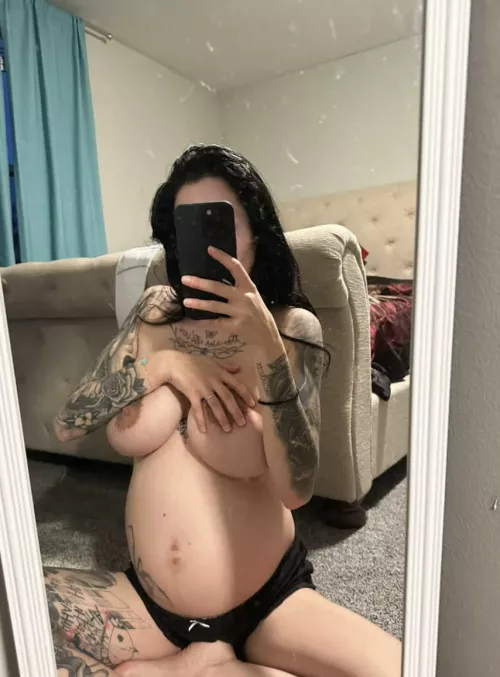 Shower before our playtime