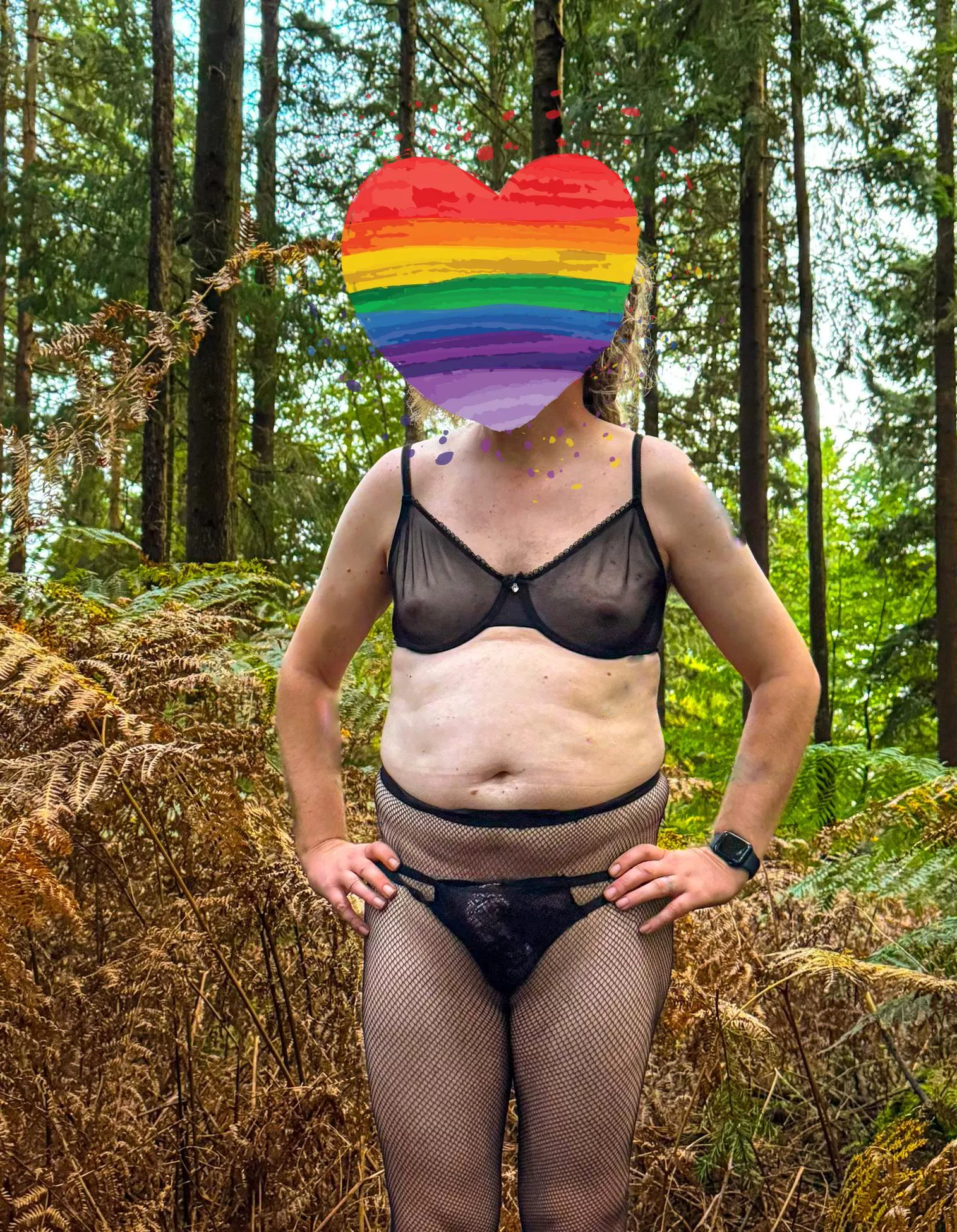 A little bit of showing off what’s underneath!