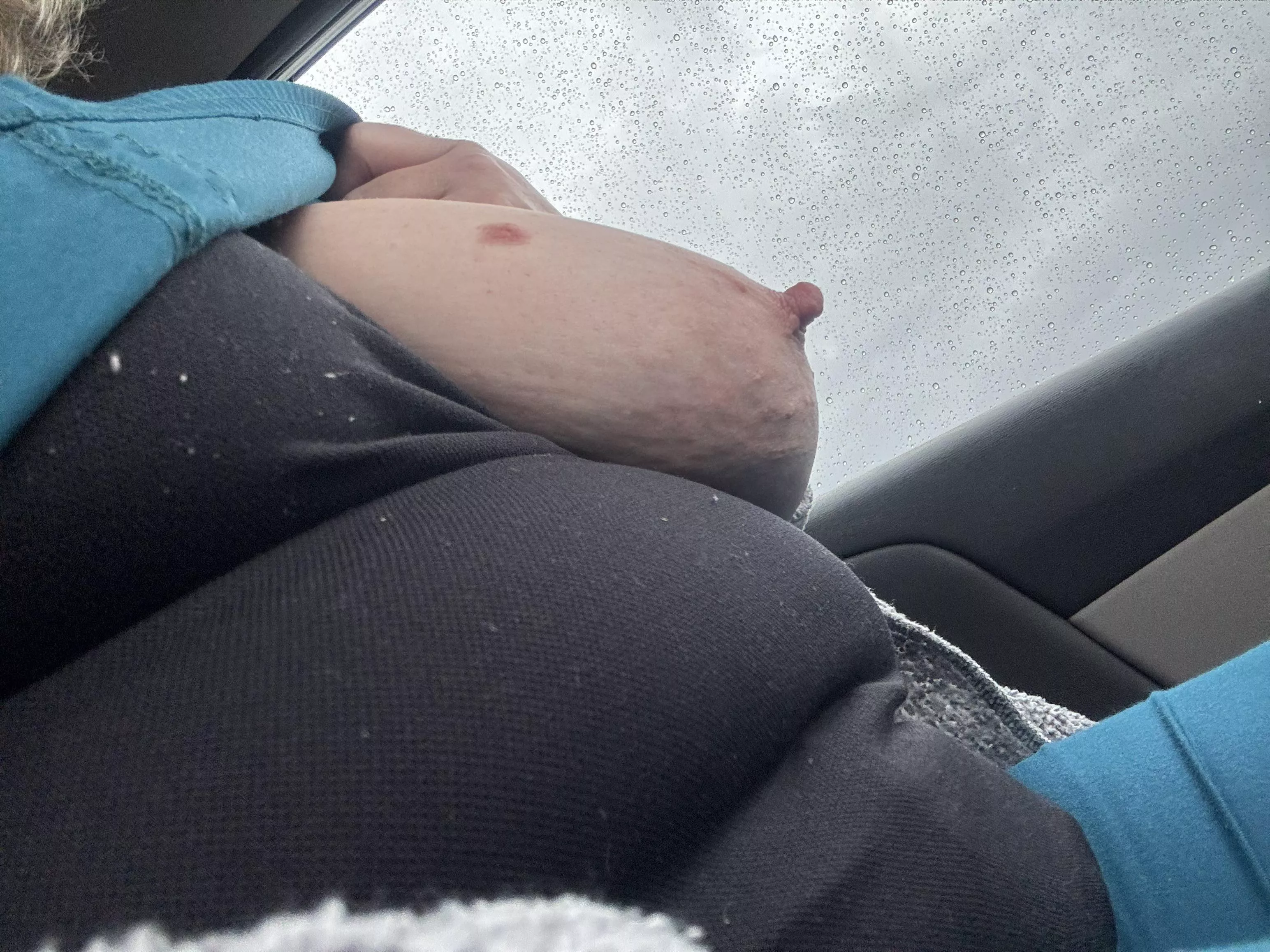 Average mom after her hospital shift