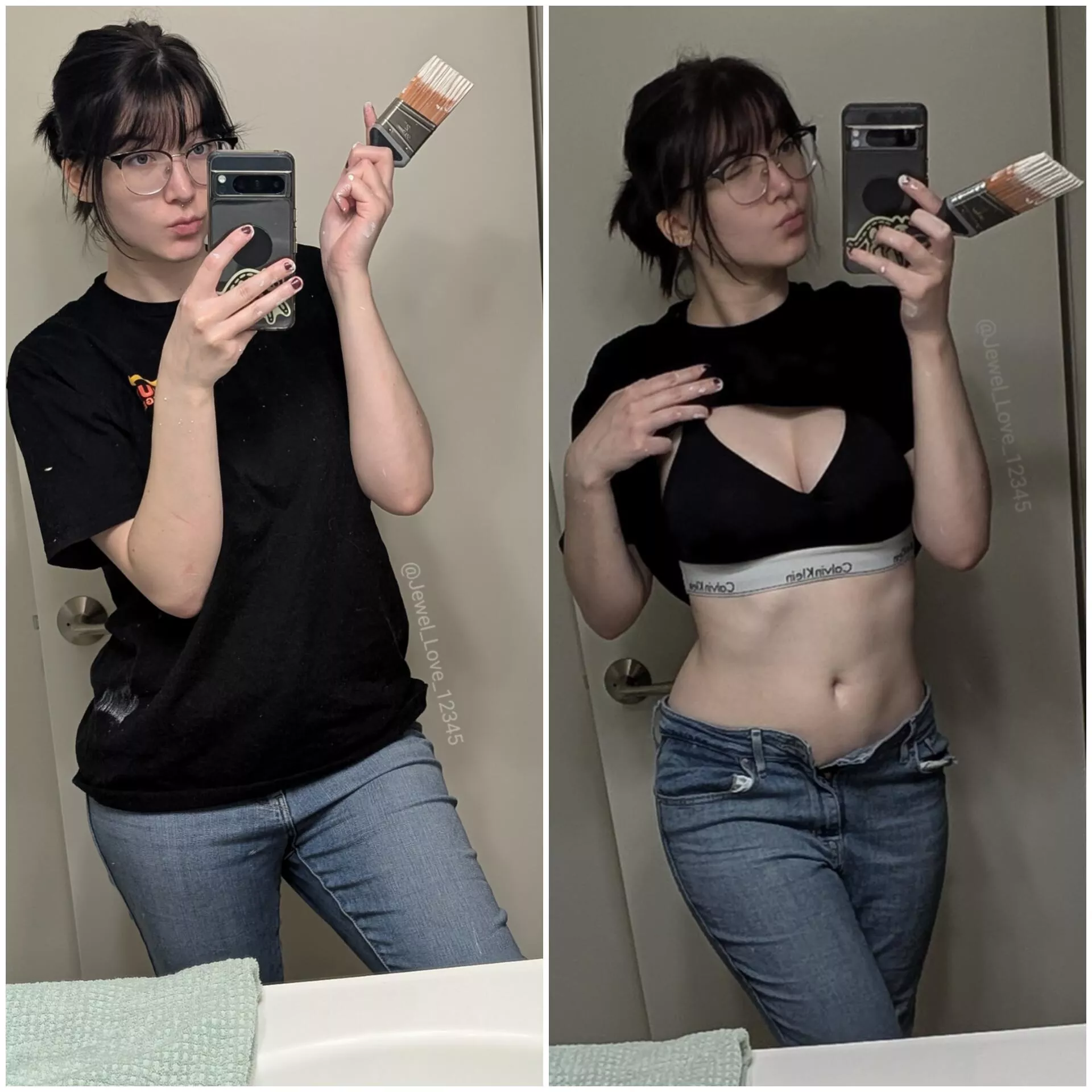 Been busy painting my new place, but always time for a quick selfie 😜