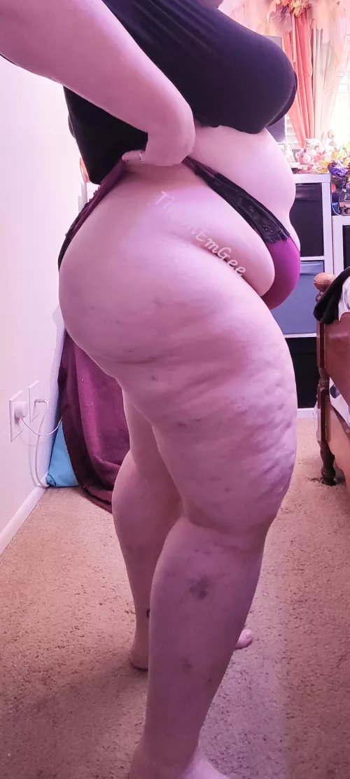 Boobs. Belly. Legs. The whole package