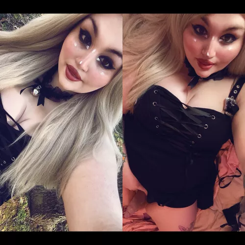 Can I be your big dick goth gf? 