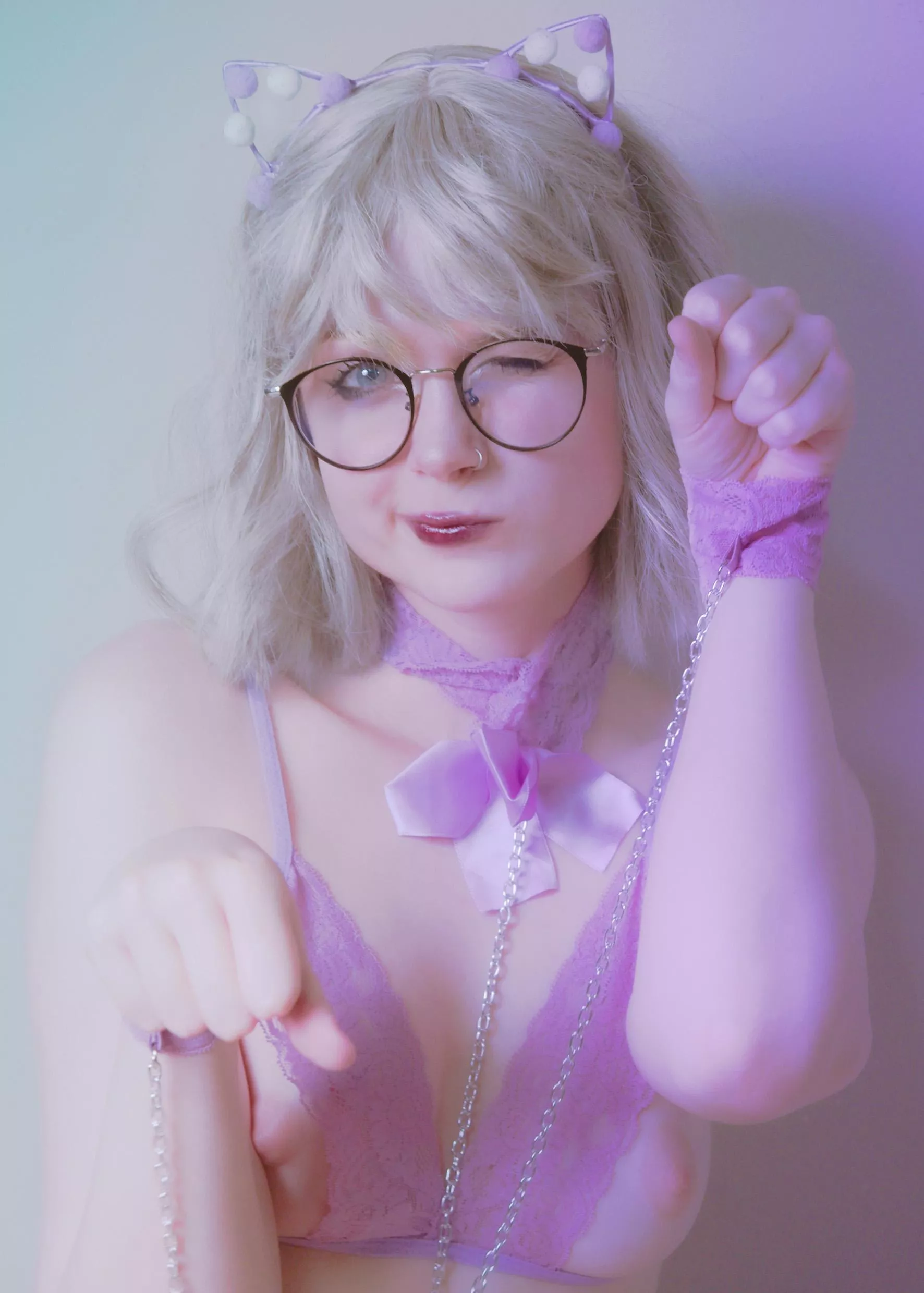 Catgirls are very lustful on a leash