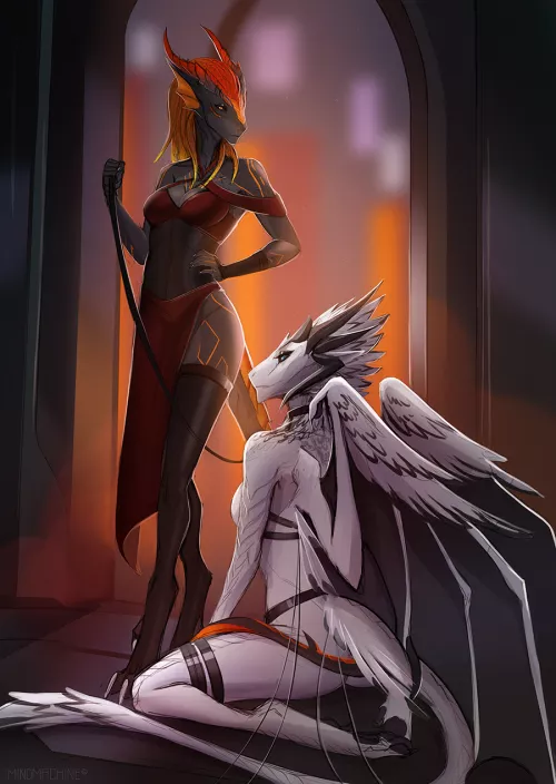 dragon shenanigans [F/F] (mindmachine)