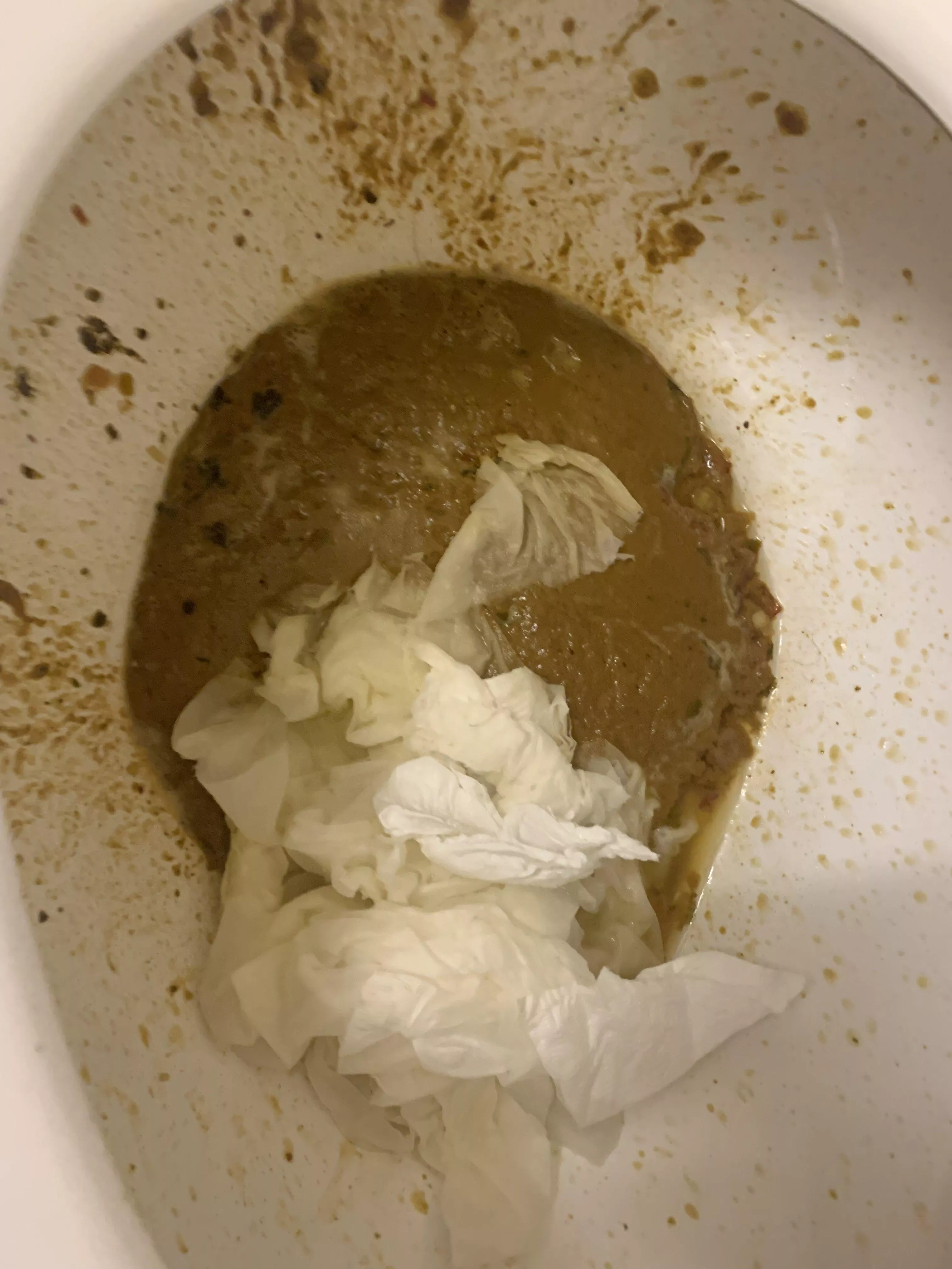 had an explosive accident 🥺 felt good to shit it out 