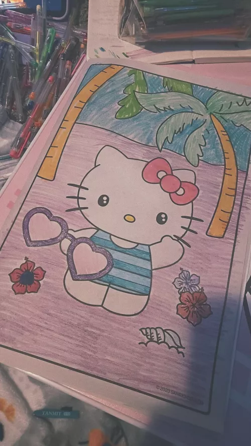 Hello kitty magic beach
