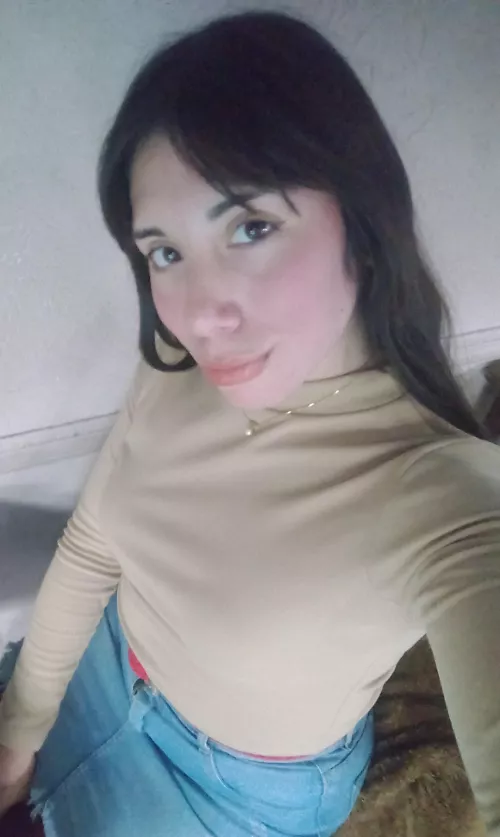 Here having a coffee for breakfast 