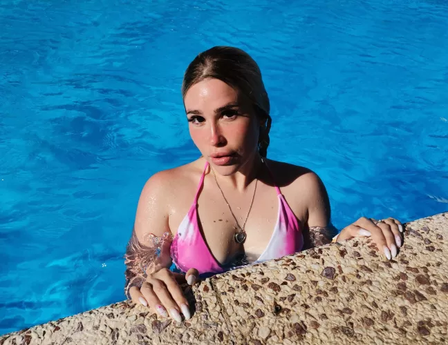 How often do you get pretty little girls in the pool