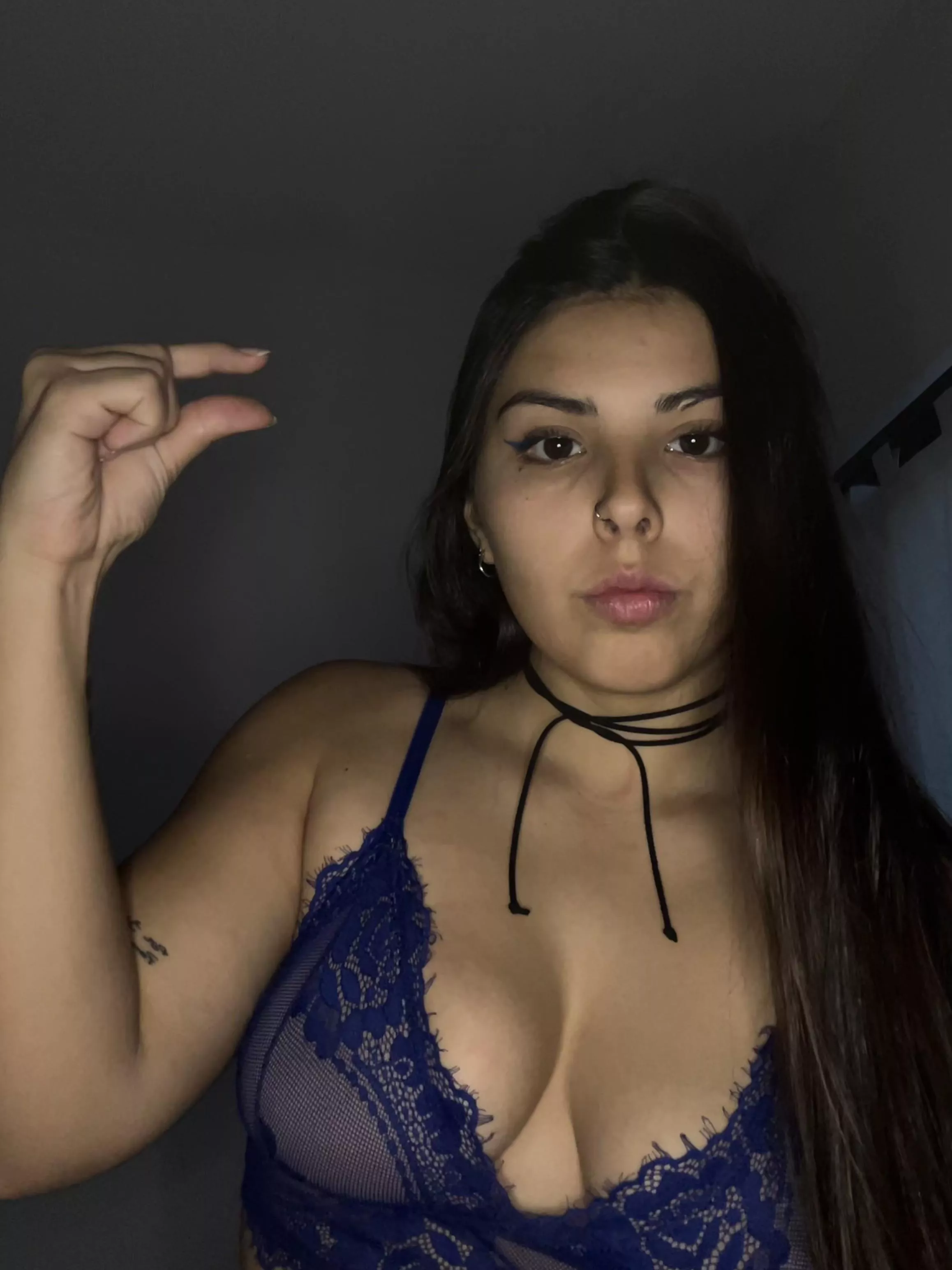 I could crush your tiny penis with just my beautiful tits