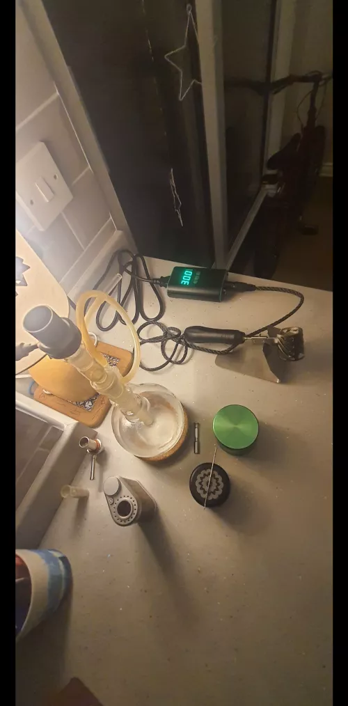 I love my little station in the corner of my house 