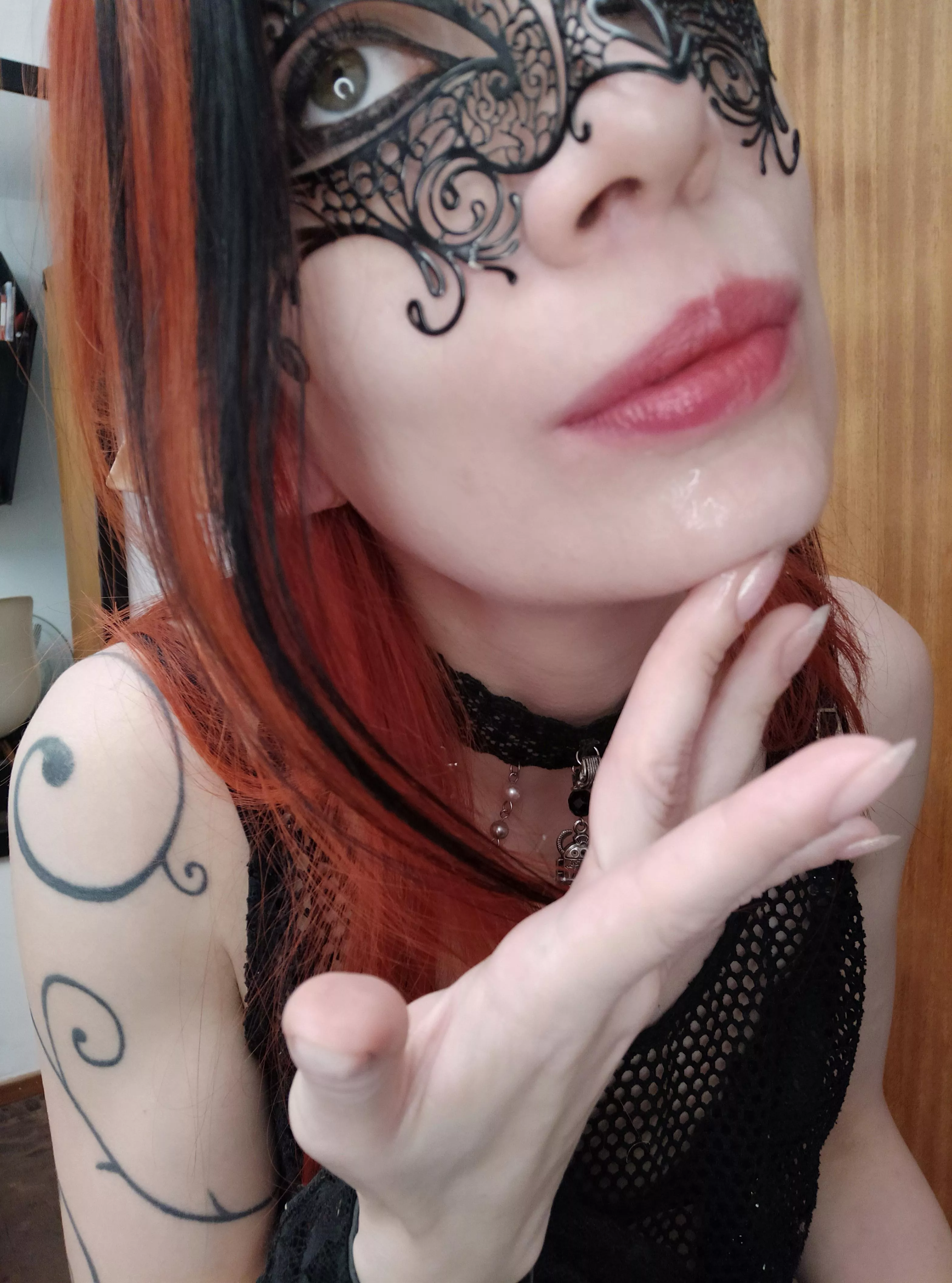 I love when they ask me to drool on their mouth