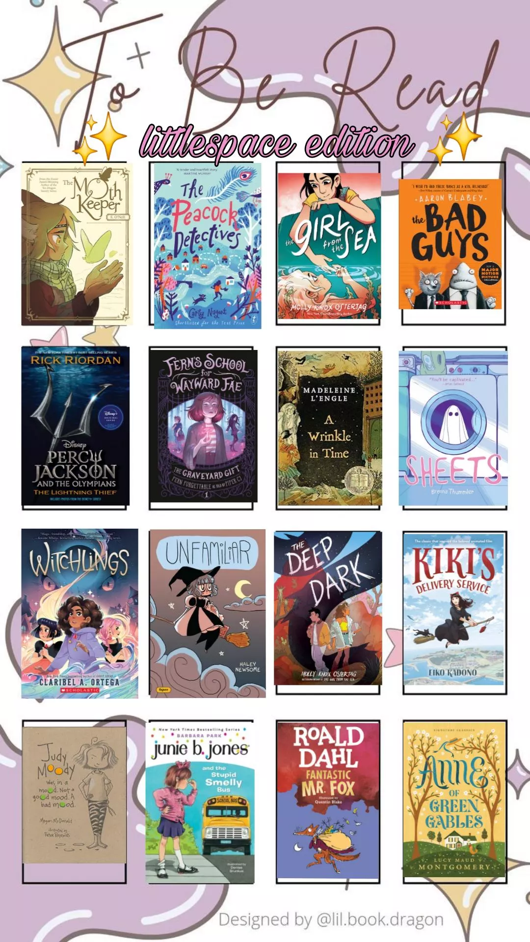 littlespace reading goals!