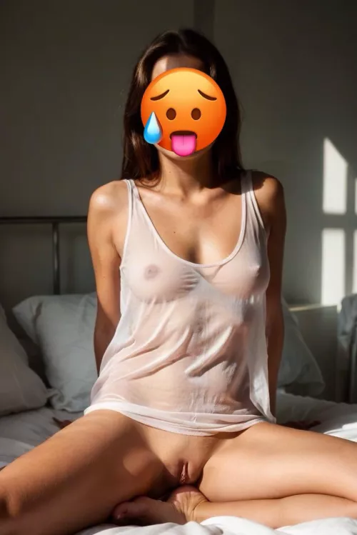 Love to touch my pussy with my heel