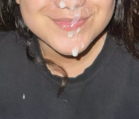 Love warm cum on my face!