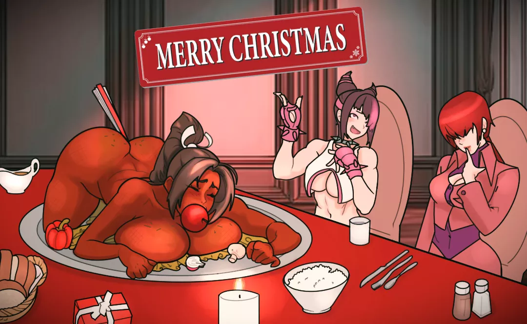 Mai Shiranui is Christmas Dinner