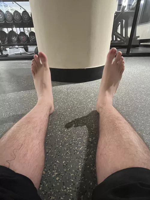 My feet are propped up abs ready for you