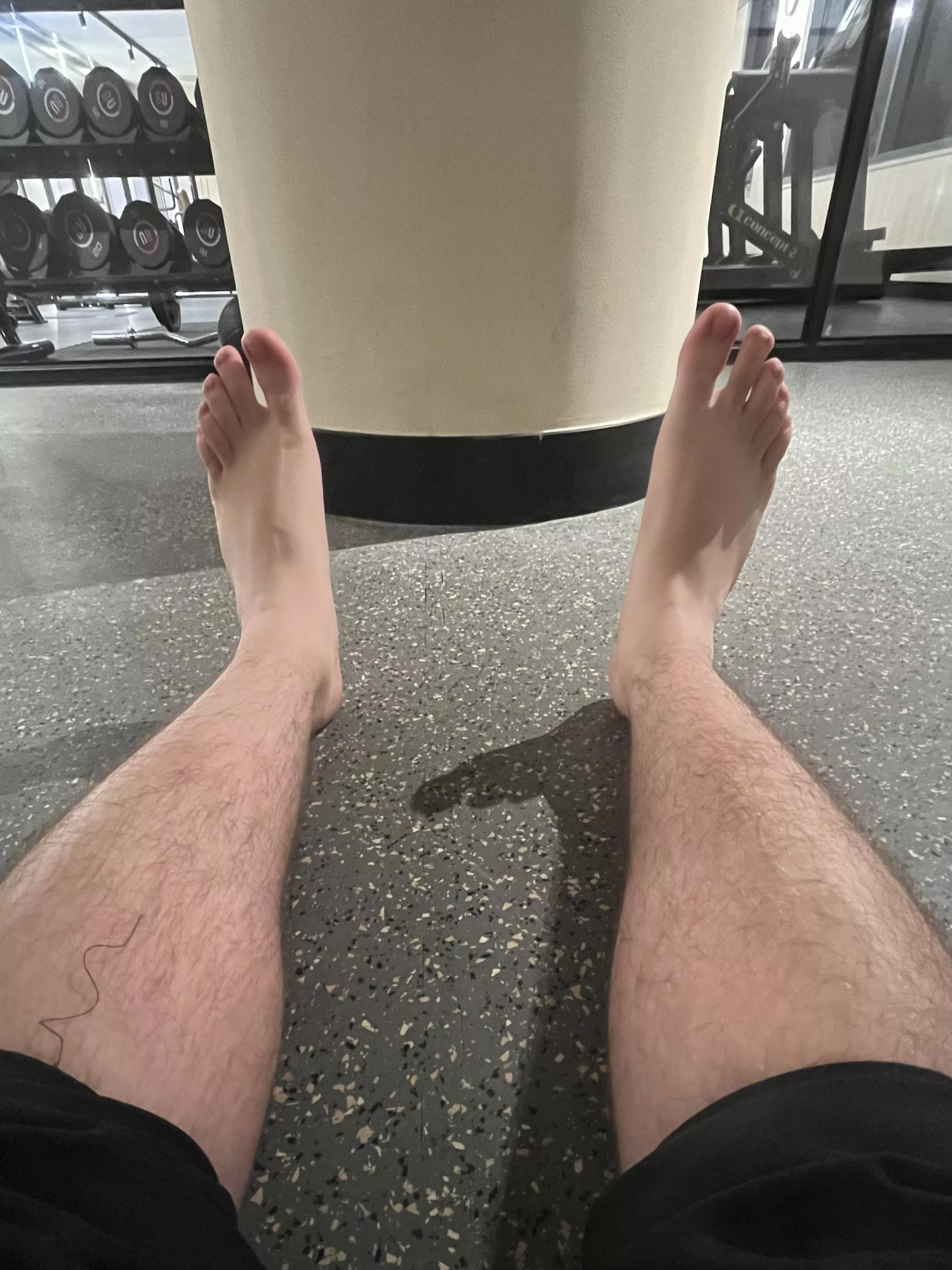 My feet are propped up abs ready for you