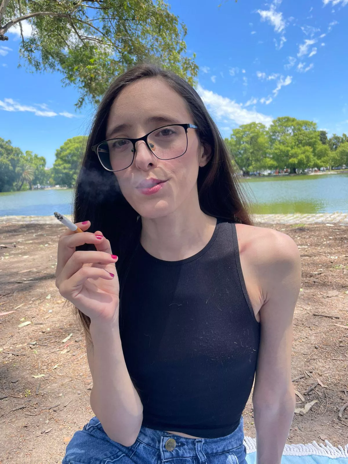 My lips were made for more than just blowing smoke