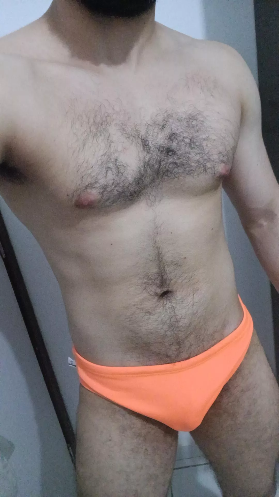 Orange speedos. What do you think?
