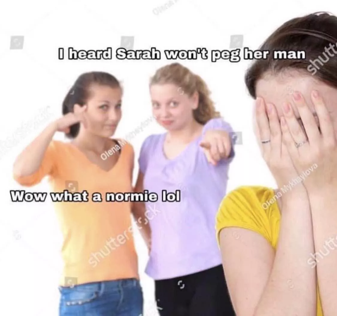 Poor Sarah, she suffers 😔