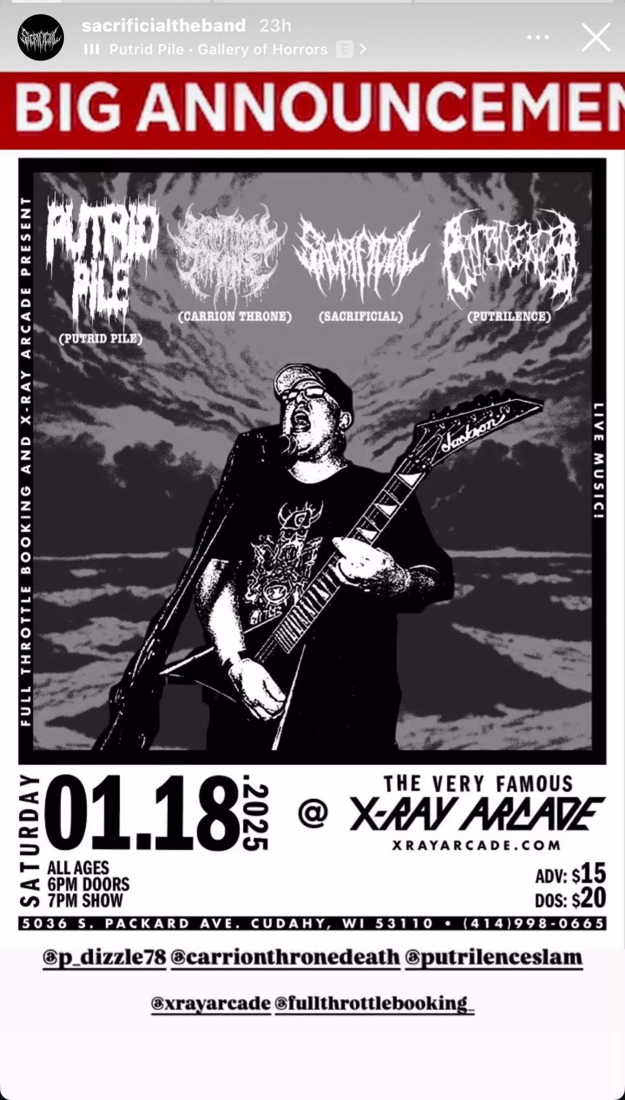 Putrid Pile and Sacrificial