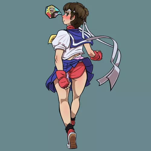 Sakura Picks Out Big Wedgie As She Gets Ready For Round 2
