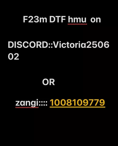 She’s DTF text her