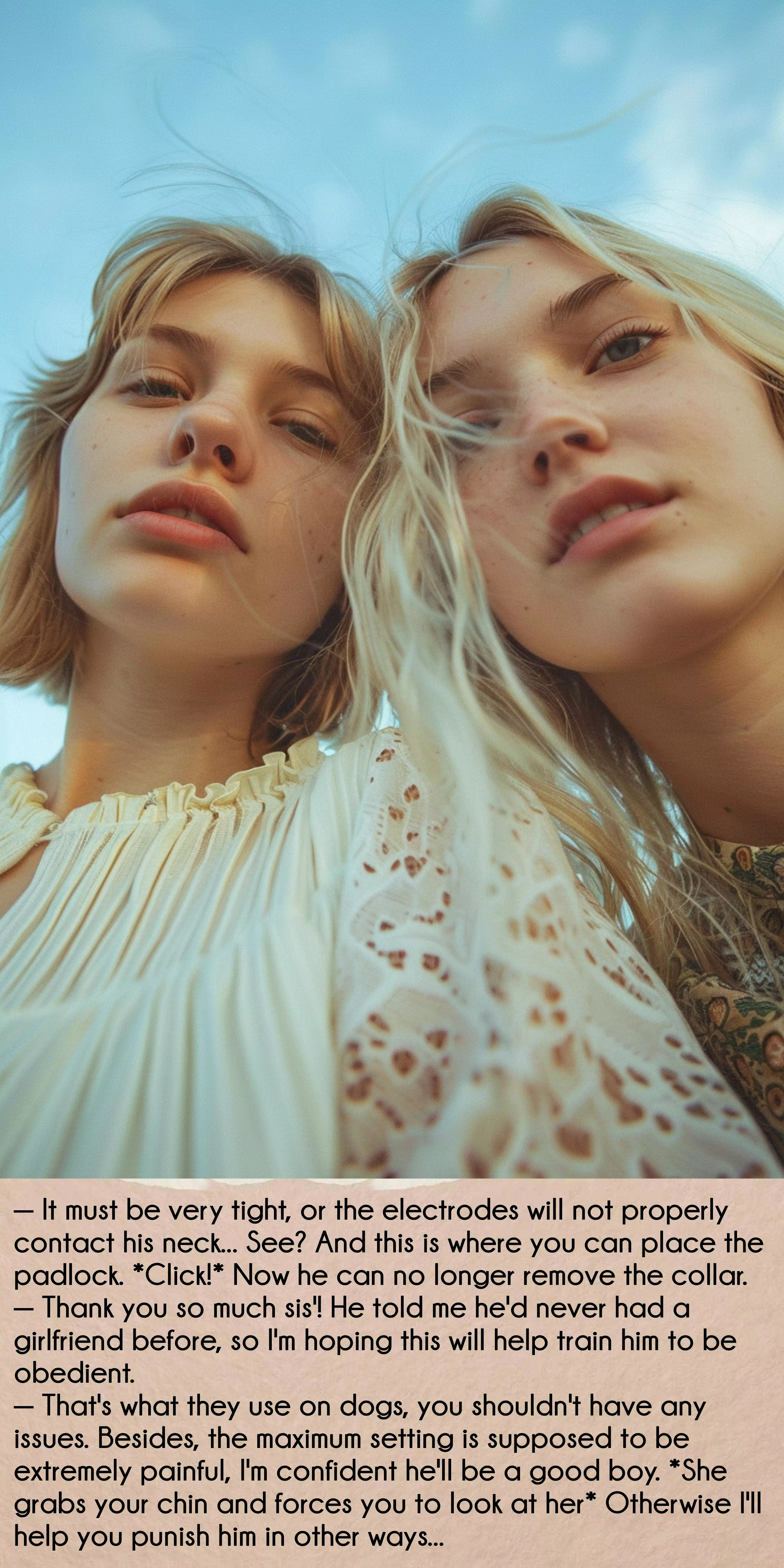 Showing her little sister how things work [DeviantArt: @uDominant ; no ImageFap]