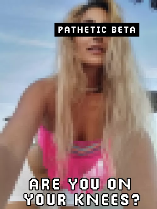 Sit down and start serving like you should