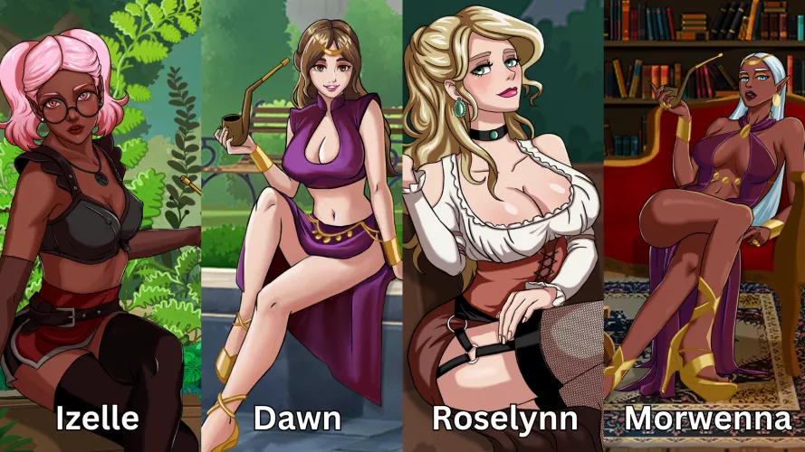 We just added a new relaxation activity with the girls. Who will you have a fropweed smoke sesh with? (Sinners Landing)