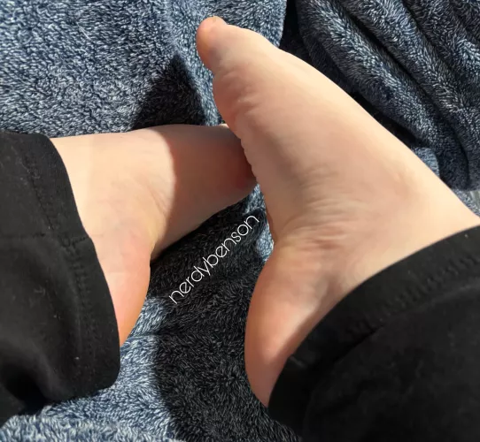 What are you doing first? Licking my wrinkles or sucking my toes? 
