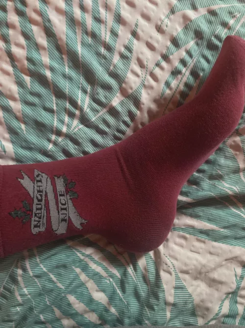 Why don’t you find out if my feet are naughty or nice 