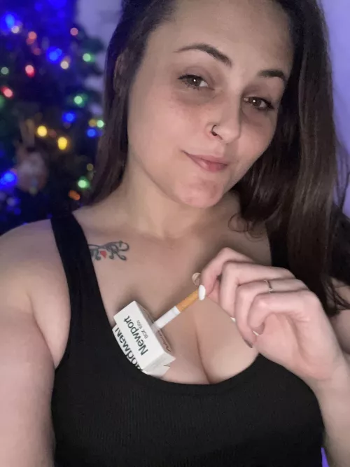 Would you smoke a cigarette with me? 