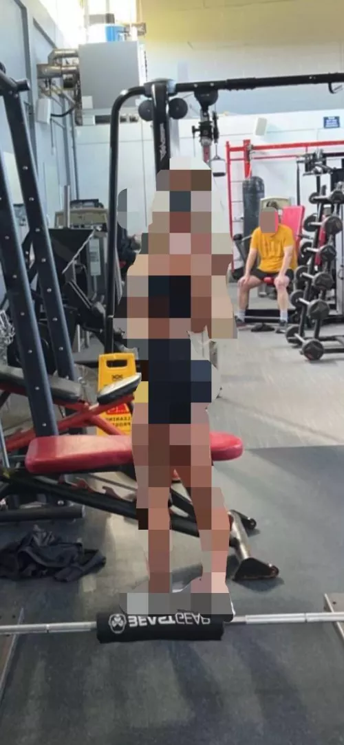 Would you stare at me in the gym like the pervy old beta in orange?