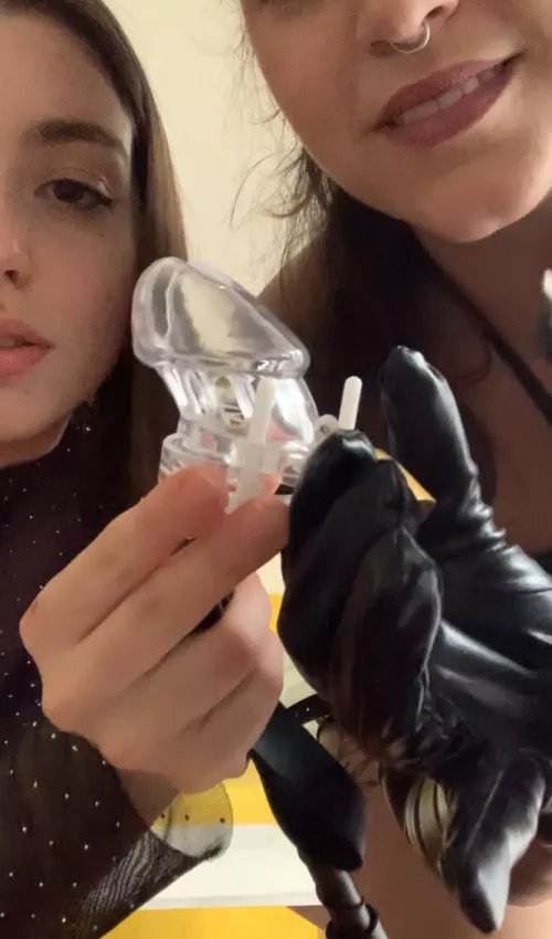 You'll be caged for a long time darling, you must earn it. 