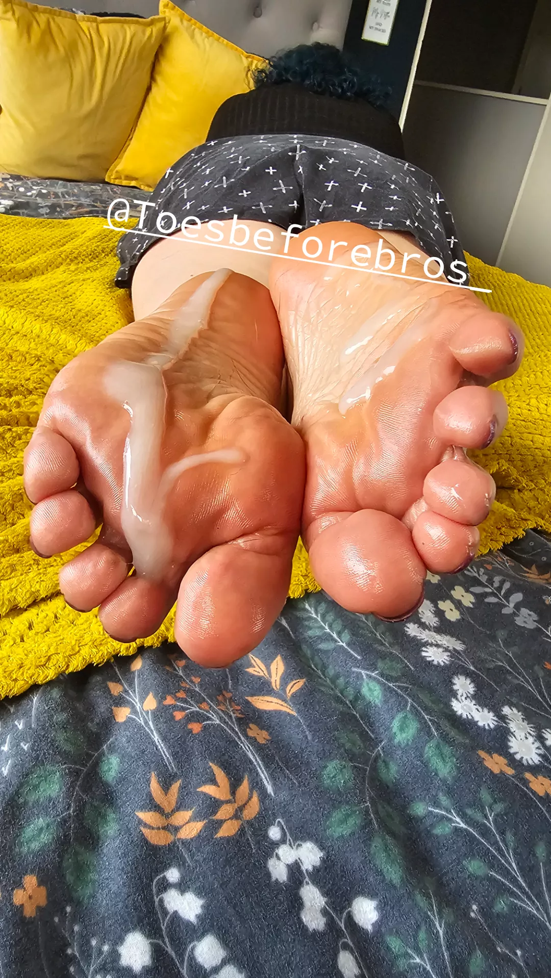 Another view of the splattering 