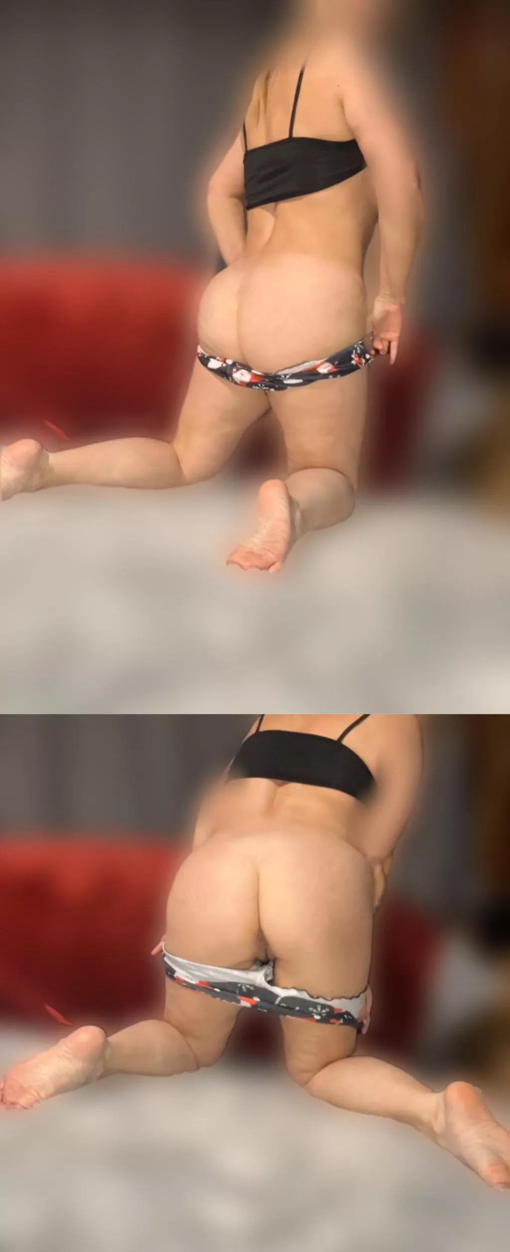 Can’t leave the ass out if you are going to do a strip tease, right? 