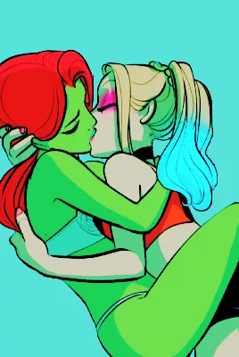 Classic Harley and Ivy in love