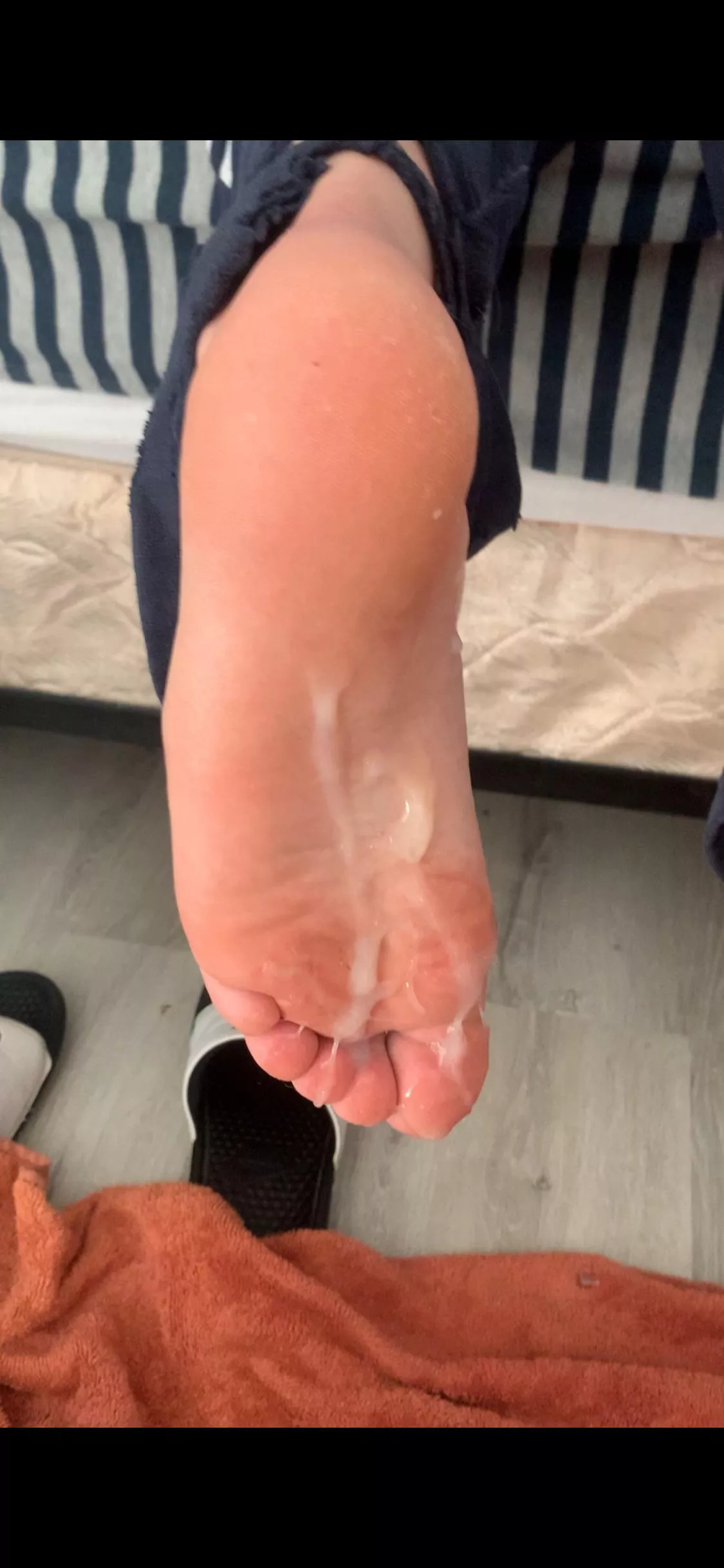 I have a bad habit of only covering one foot