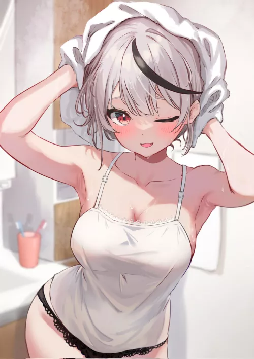 [Sakamata Chloe] After a bath