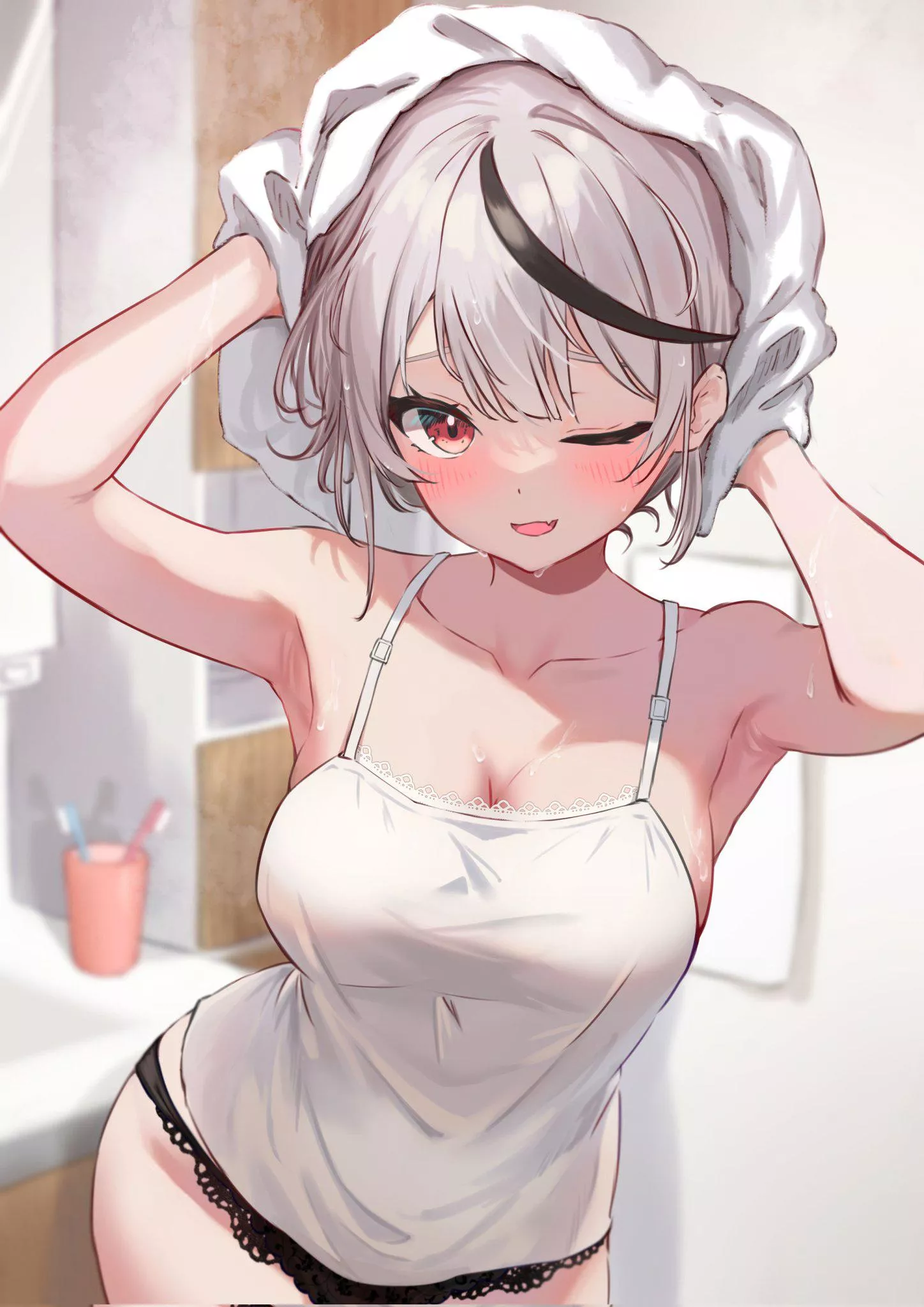[Sakamata Chloe] After a bath