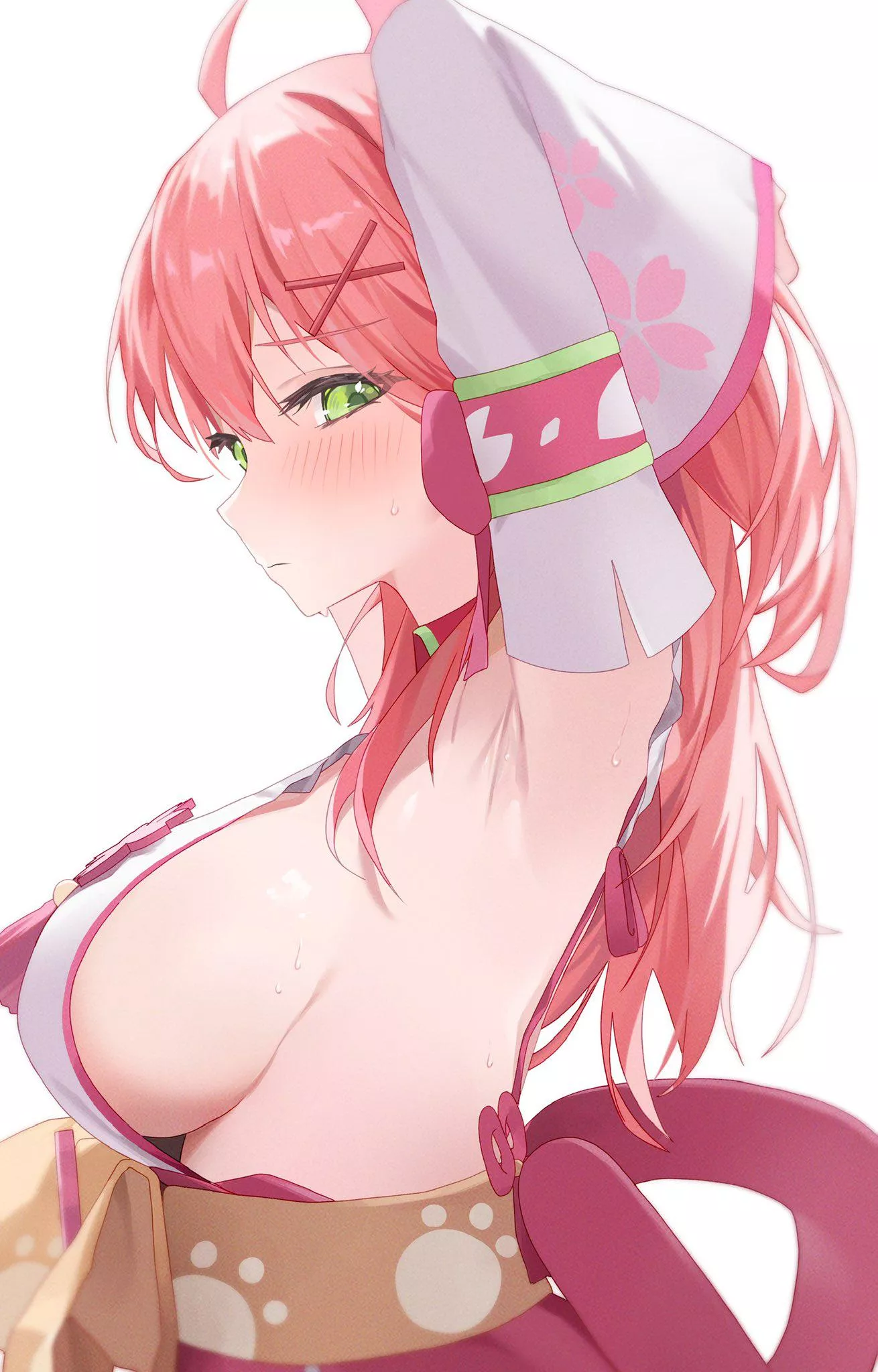 [Sakura Miko] Lovely Sideboob