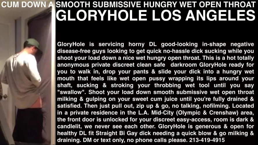 32 #LosAngeles - GloryHole Throat is Open for Service