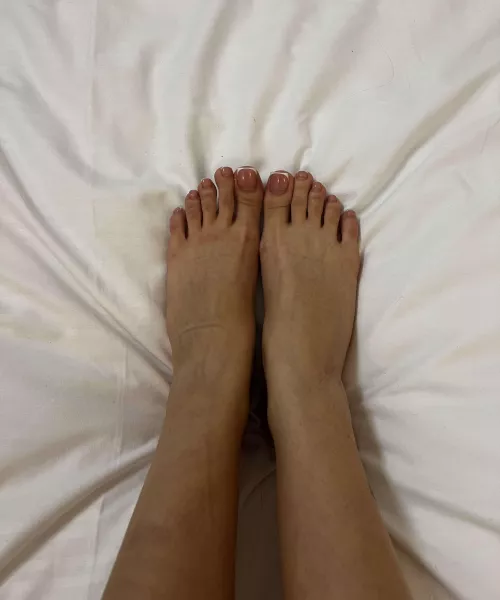 Are my pedicured feet enough to get you hard